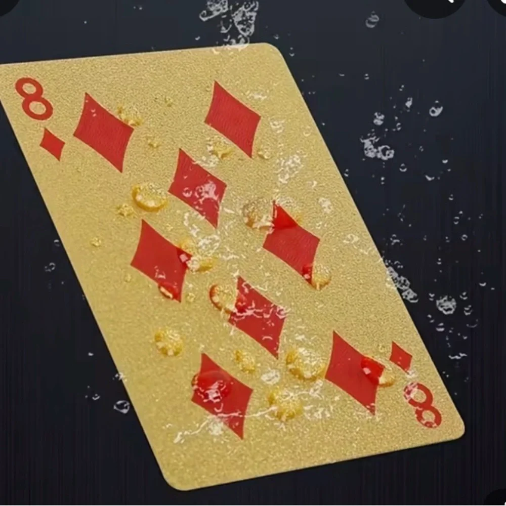 Gold Playing Cards Set - Picture 3 of 4